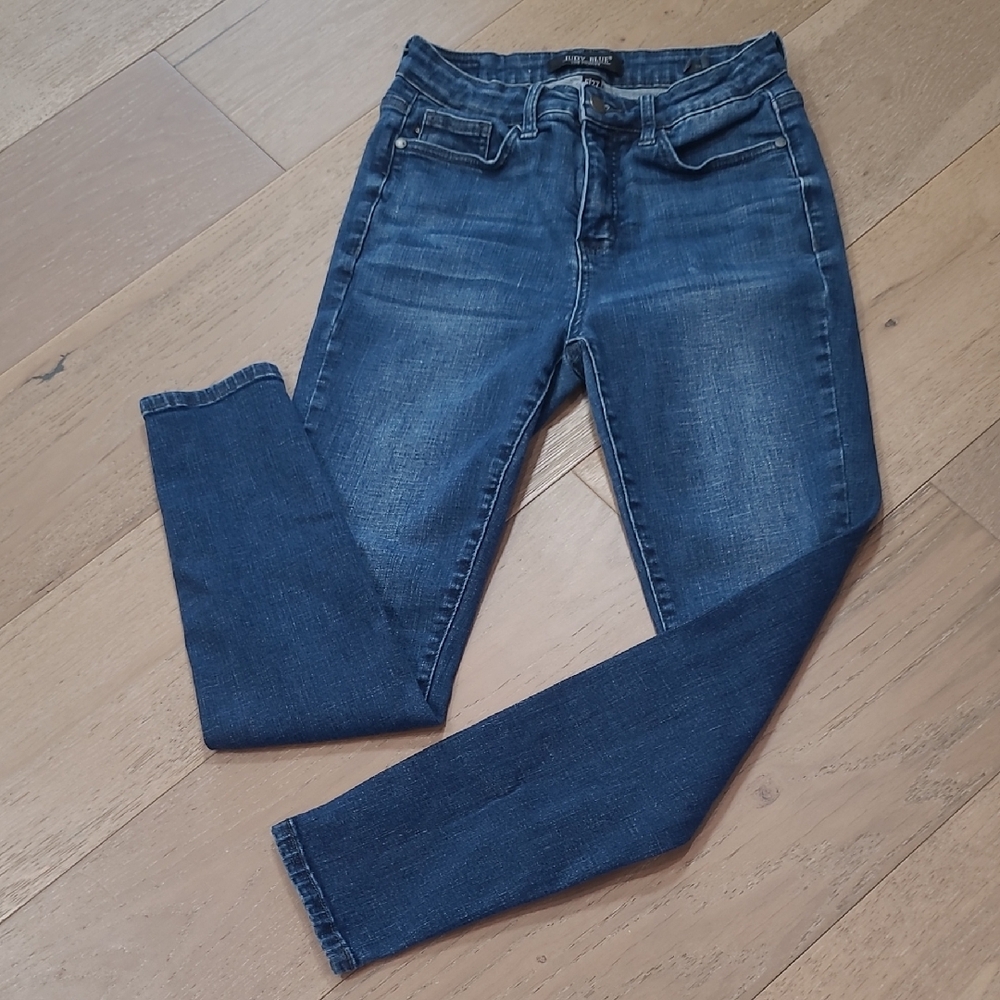 Judy Blue Jeans Women's sz 5/27 Skinny Fit Mid Rise Ankle Denim Jean